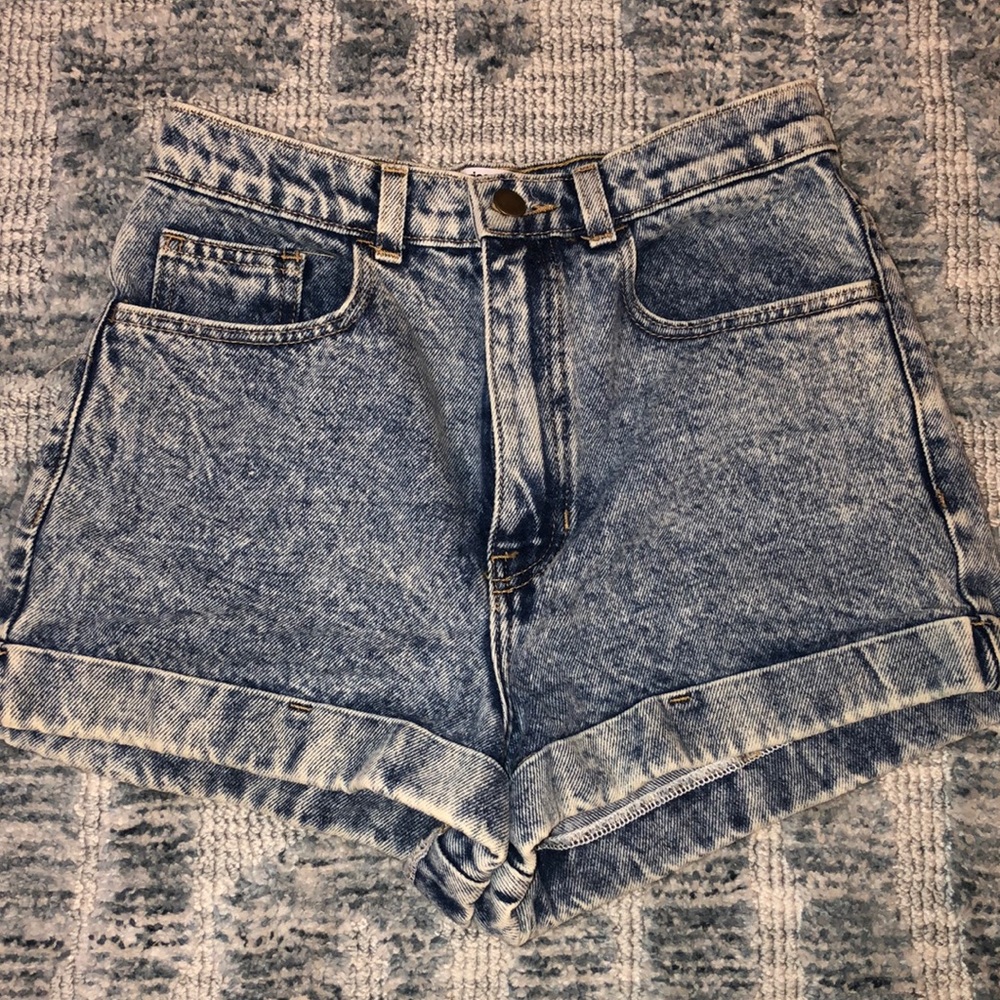 AMERICAN APPAREL high waisted shorts